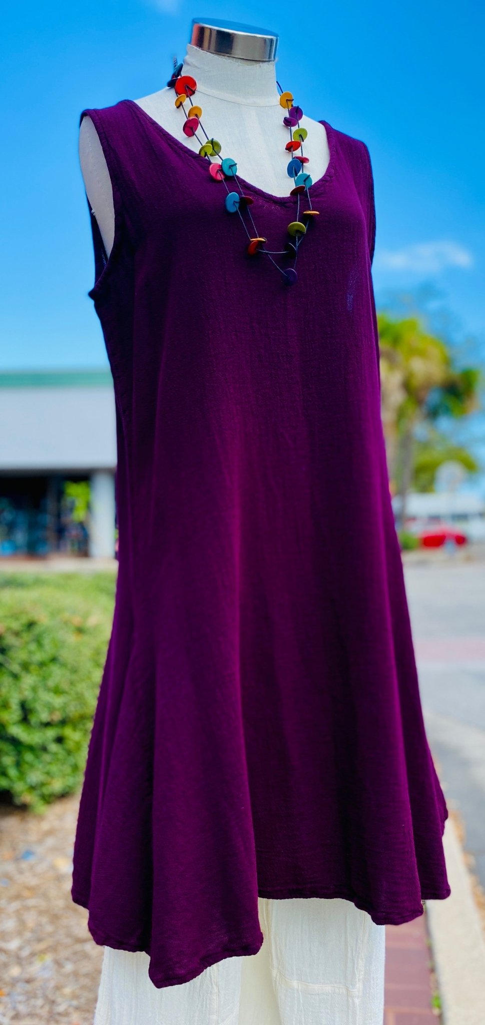 Peyton Dress 100% Cotton Gauze Sizing - Che Cose Belle