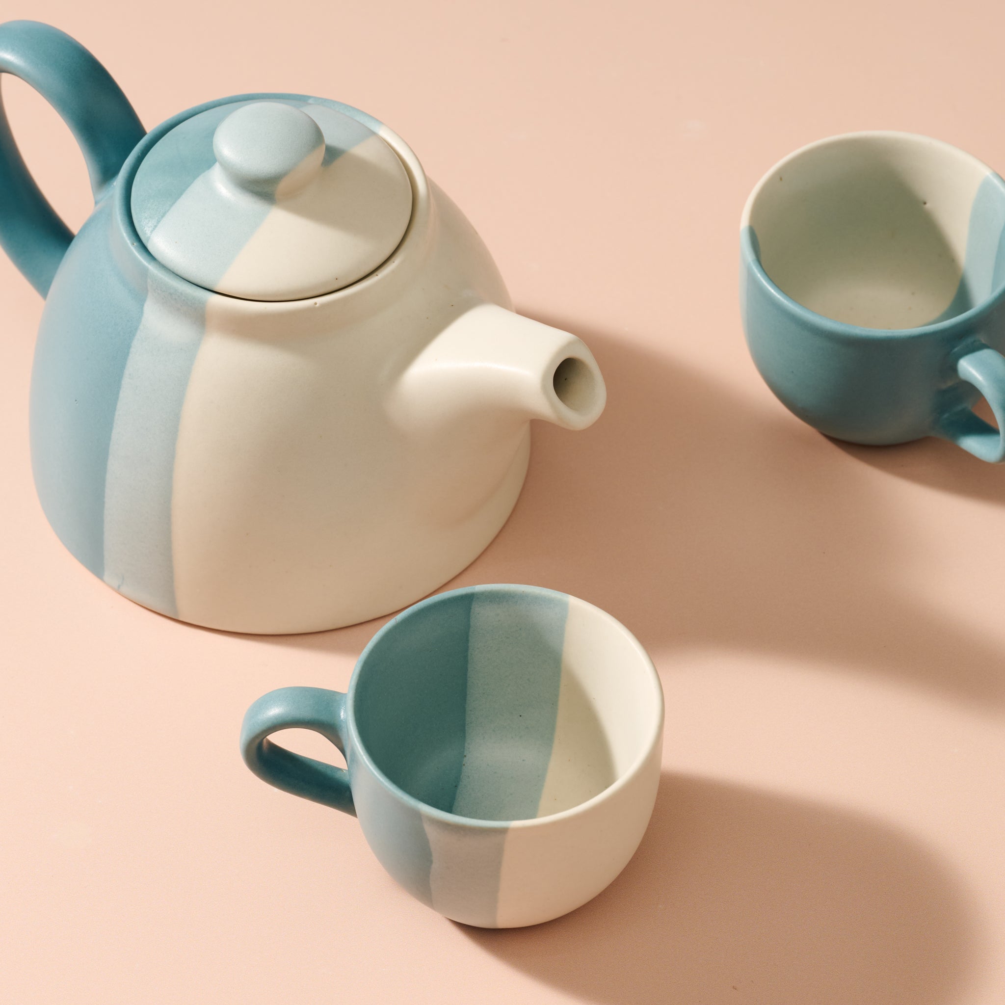 Pheeka Striped Tea Cups - Set of 2 - Che Cose Belle