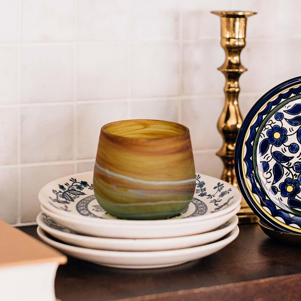 Phoenician Glass Candleholder - Che Cose Belle