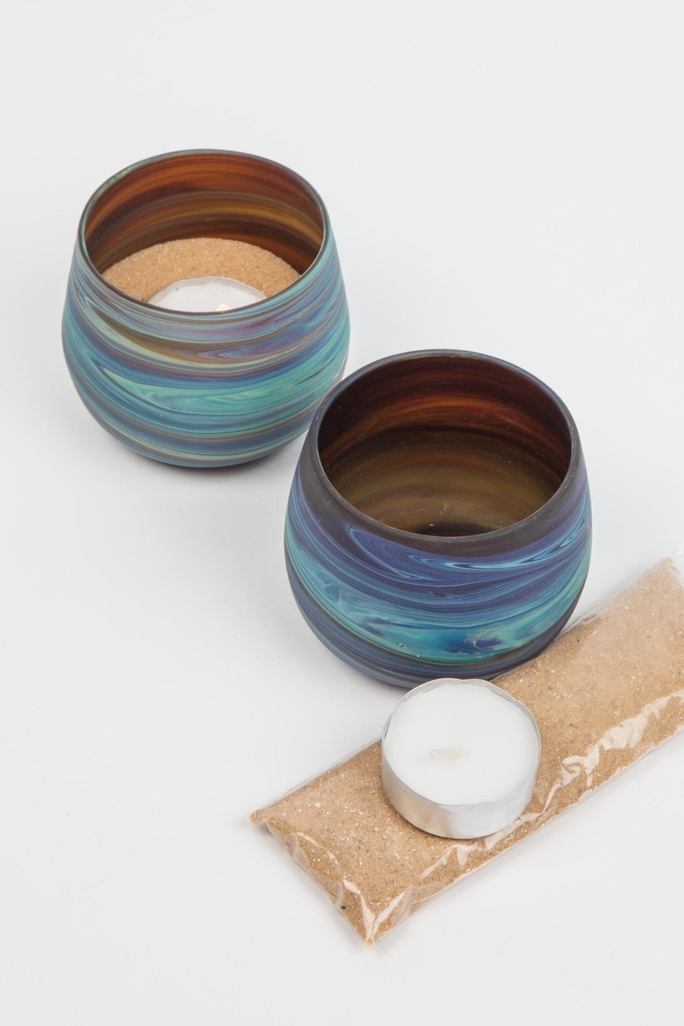 Phoenician Glass Candleholder - Che Cose Belle