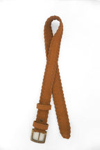 Phoenix Braided Belt in Caramel - Che Cose Belle