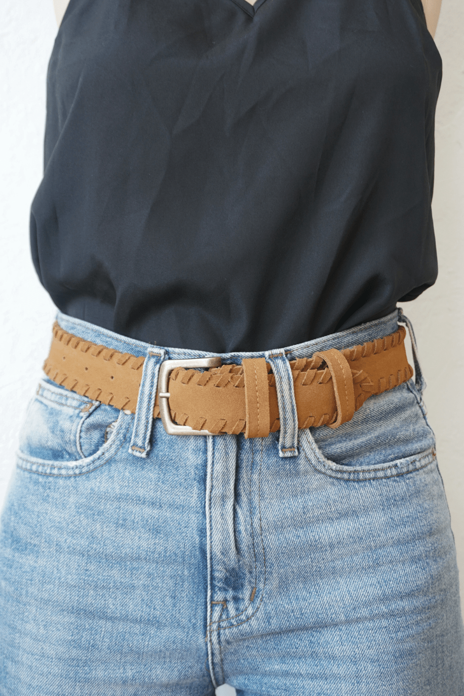 Phoenix Braided Belt in Caramel - Che Cose Belle