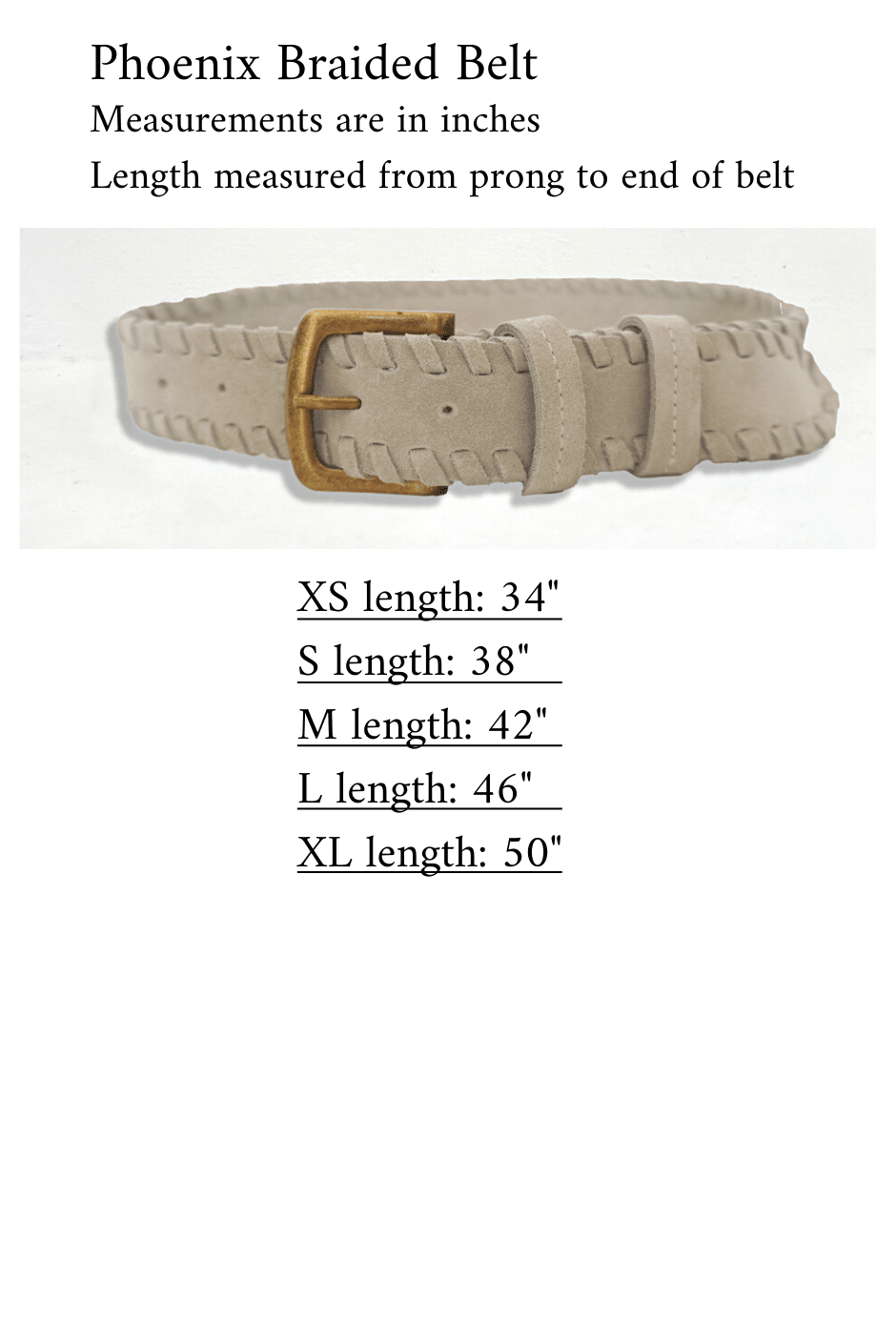 Phoenix Braided Belt in Stone - Che Cose Belle