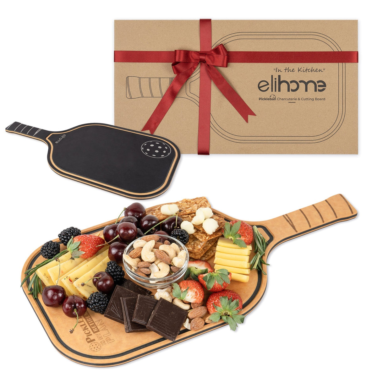 Pickleball Charcuterie Cutting Board -"Pickleball is My RETIREMENT Plan" - Che Cose Belle