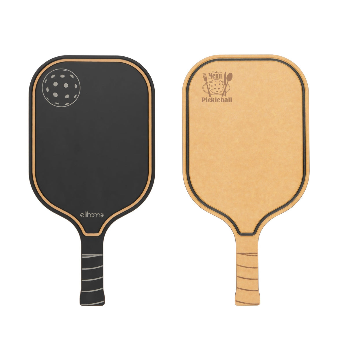 Pickleball Charcuterie Cutting Board -"Today's Menu: Pickleball" - Che Cose Belle