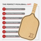 Pickleball Charcuterie Cutting Board - "Today's Menu: Pickleball" - Che Cose Belle
