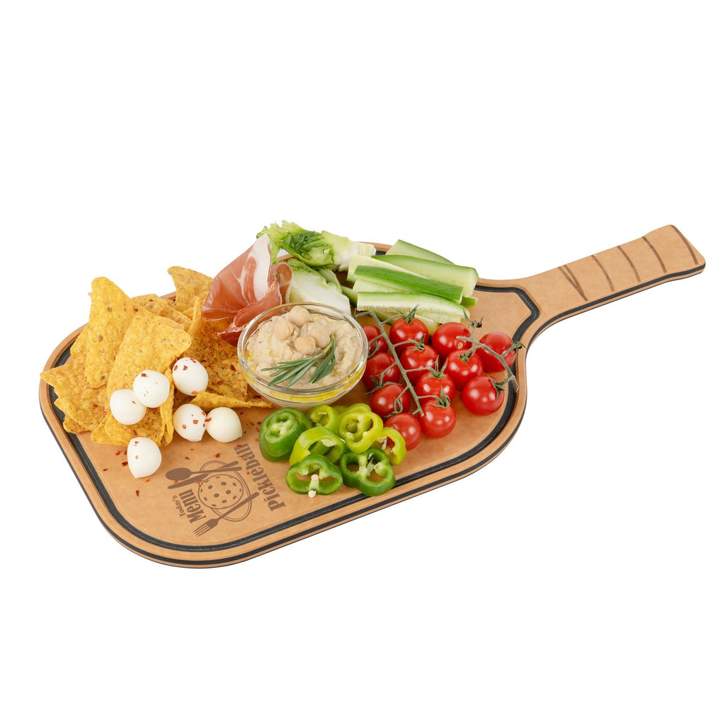 Pickleball Charcuterie Cutting Board - "Today's Menu: Pickleball" - Che Cose Belle