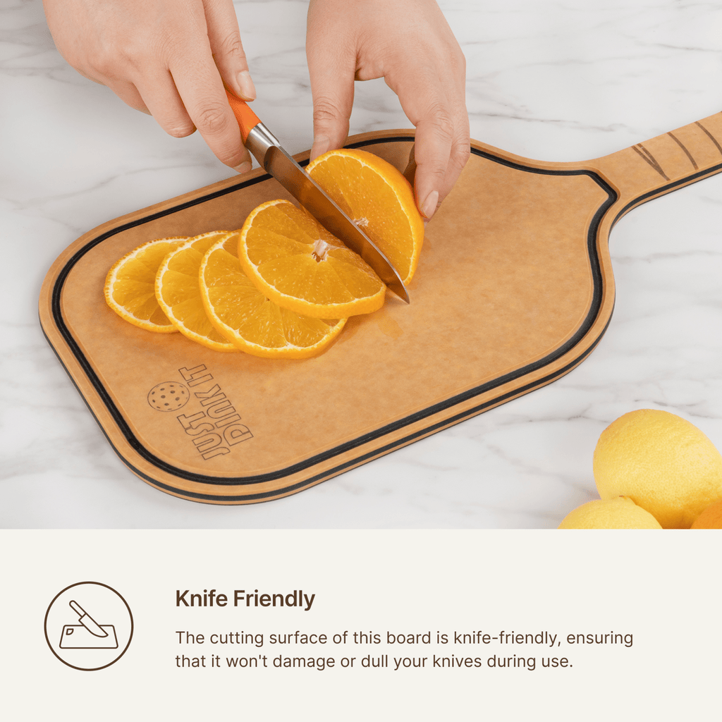 Pickleball Charcuterie Cutting Board -"Today's Menu: Pickleball" - Che Cose Belle