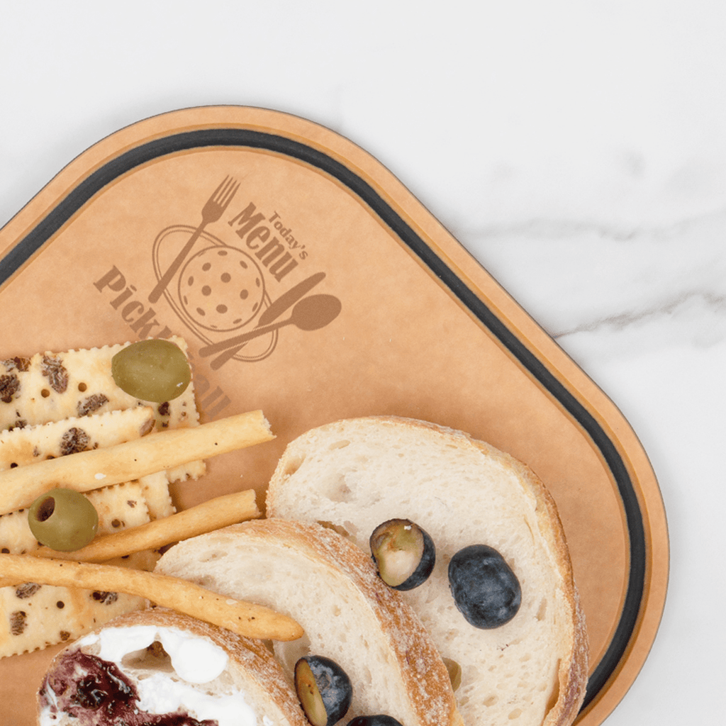 Pickleball Charcuterie Cutting Board -"Today's Menu: Pickleball" - Che Cose Belle