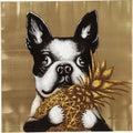 Picture Touched Dog with Pineapple 80x80cm - Che Cose Belle