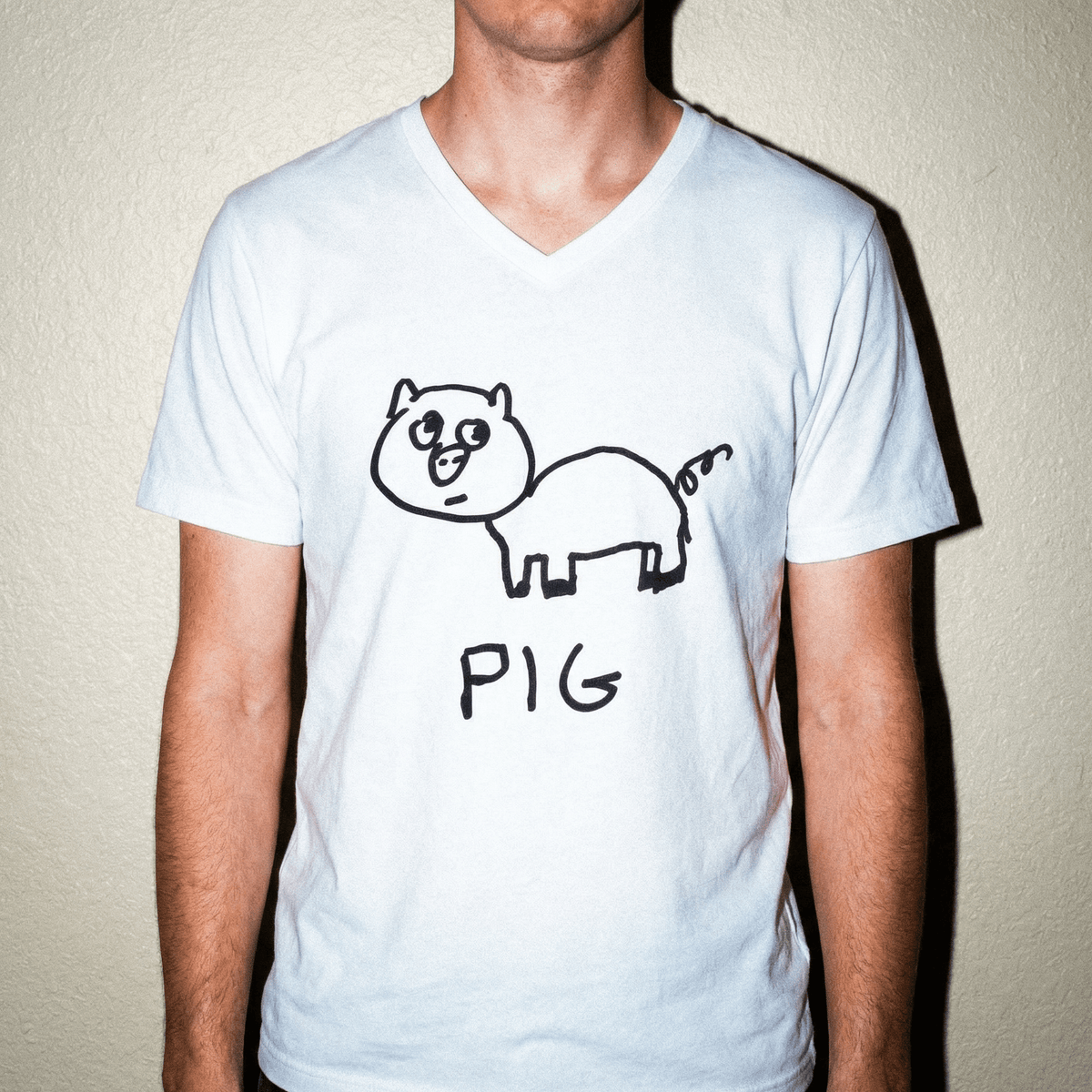 Pig - V-neck Tee - Che Cose Belle