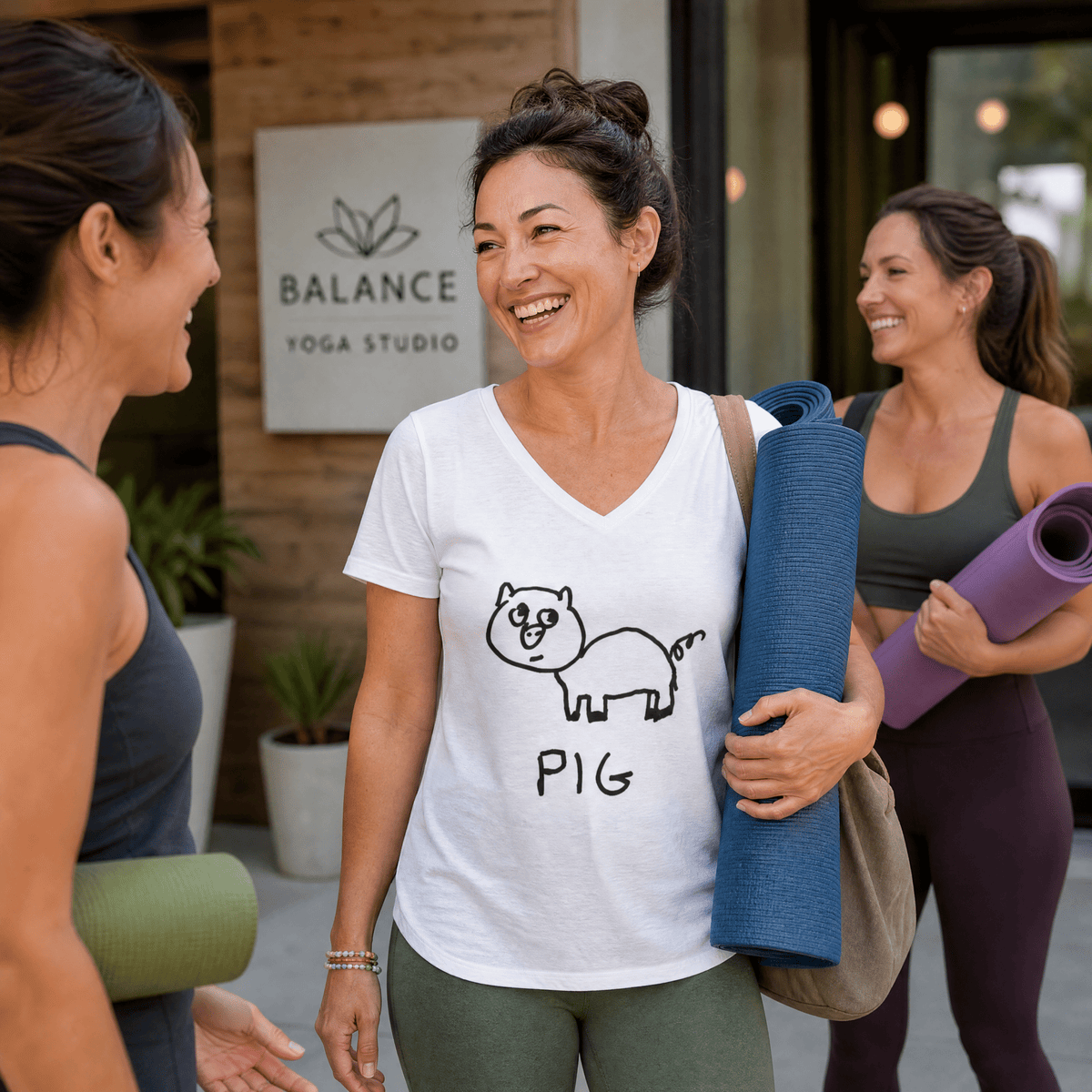 Pig - V-neck Tee - Che Cose Belle