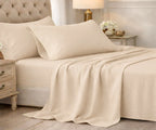 100% Cotton Sheet Set – Deep Pocket, Multiple Colors