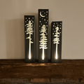 Pine Tree Night Sky Indoor Luminary | Multiple Sizes - Che Cose Belle