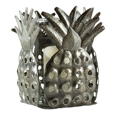 Pineapple Candle with Glass Hurricane - Che Cose Belle