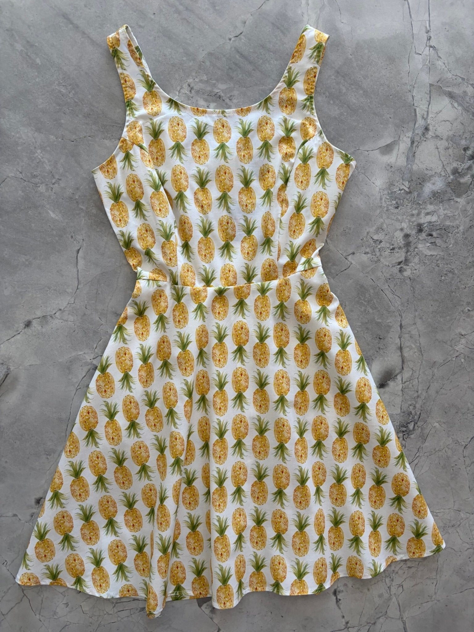 Pineapple Skater Dress - Che Cose Belle