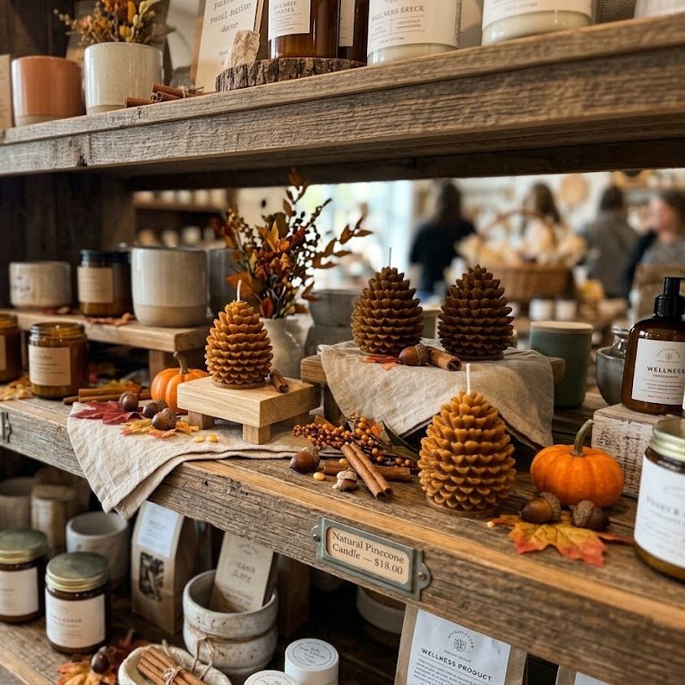 Pinecone Candle | Handcrafted | Rustic Fall Decor - Che Cose Belle