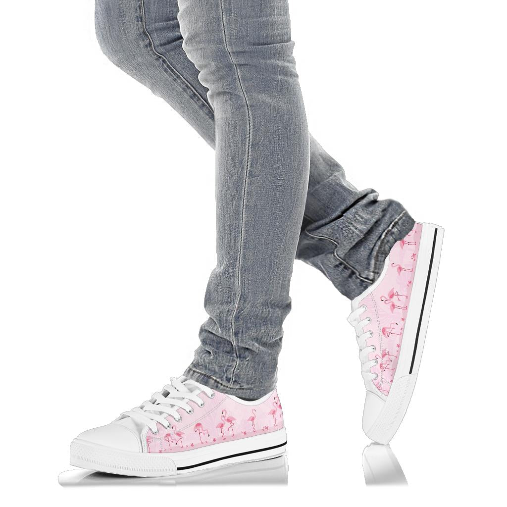 Pink Flamingo Low Top Shoes - Che Cose Belle