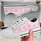 Pink Flamingo Low Top Shoes - Che Cose Belle