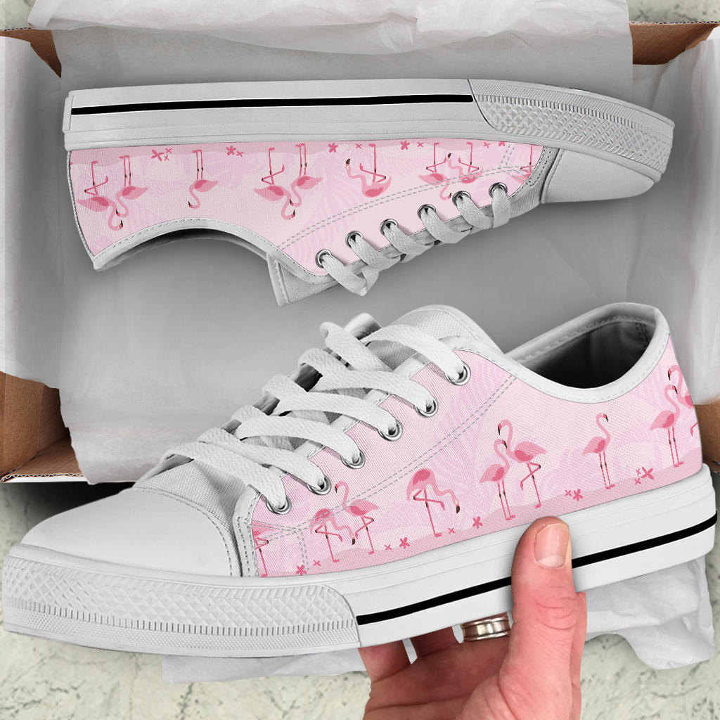 Pink Flamingo Low Top Shoes - Che Cose Belle