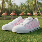Pink Flamingo Low Top Shoes - Che Cose Belle