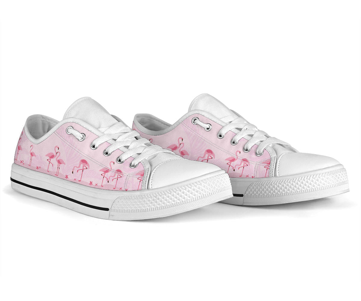 Pink Flamingo Low Top Shoes - Che Cose Belle