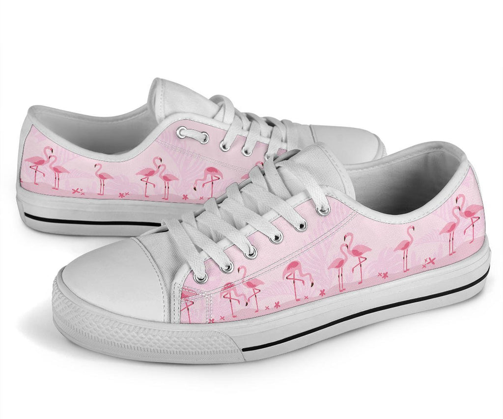 Pink Flamingo Low Top Shoes - Che Cose Belle