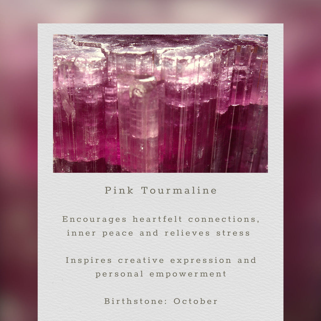 Pink Gemstone Waterfall Earrings - Che Cose Belle