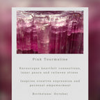 Pink Gemstone Waterfall Earrings - Che Cose Belle