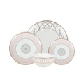 Pink & Gold Dinnerware Set - 16 Pieces - Che Cose Belle