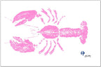 Pink Lobster Placemat | Beach House - Che Cose Belle