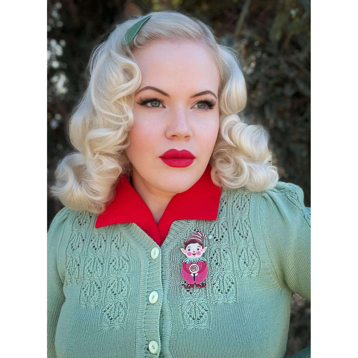 North Pole Apprentice Brooch by Johanna Parker x Lipstick & Chrome