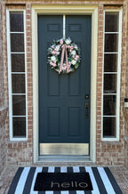 Pink Peony Rose and Ranunculus Spring Wreath - Che Cose Belle