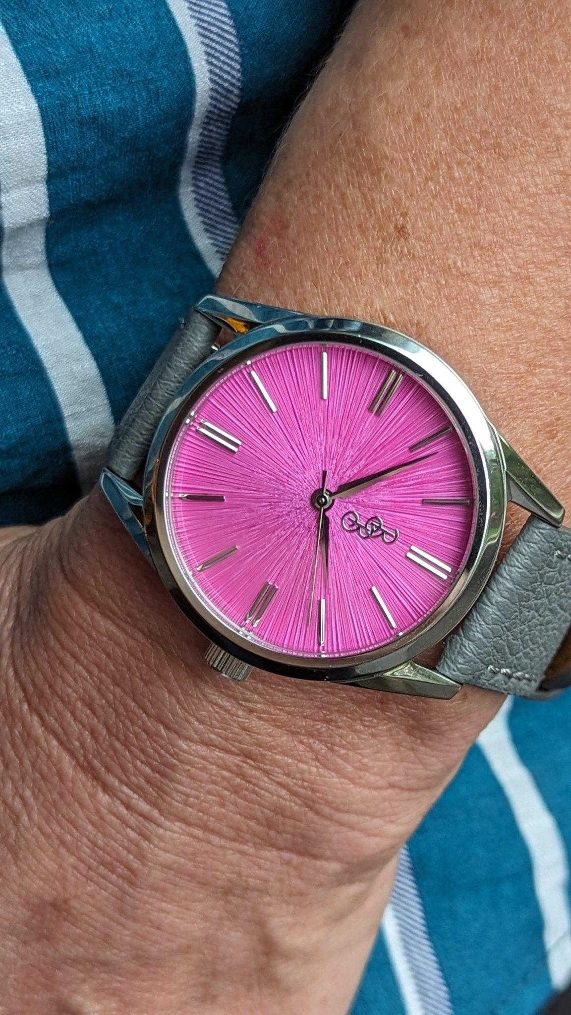 Pink Sunburst Watch - Che Cose Belle