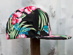 PL Series 5 Panel Snapback Hat - FLORAL - “Love Big, Grind Hard” Patch - Che Cose Belle
