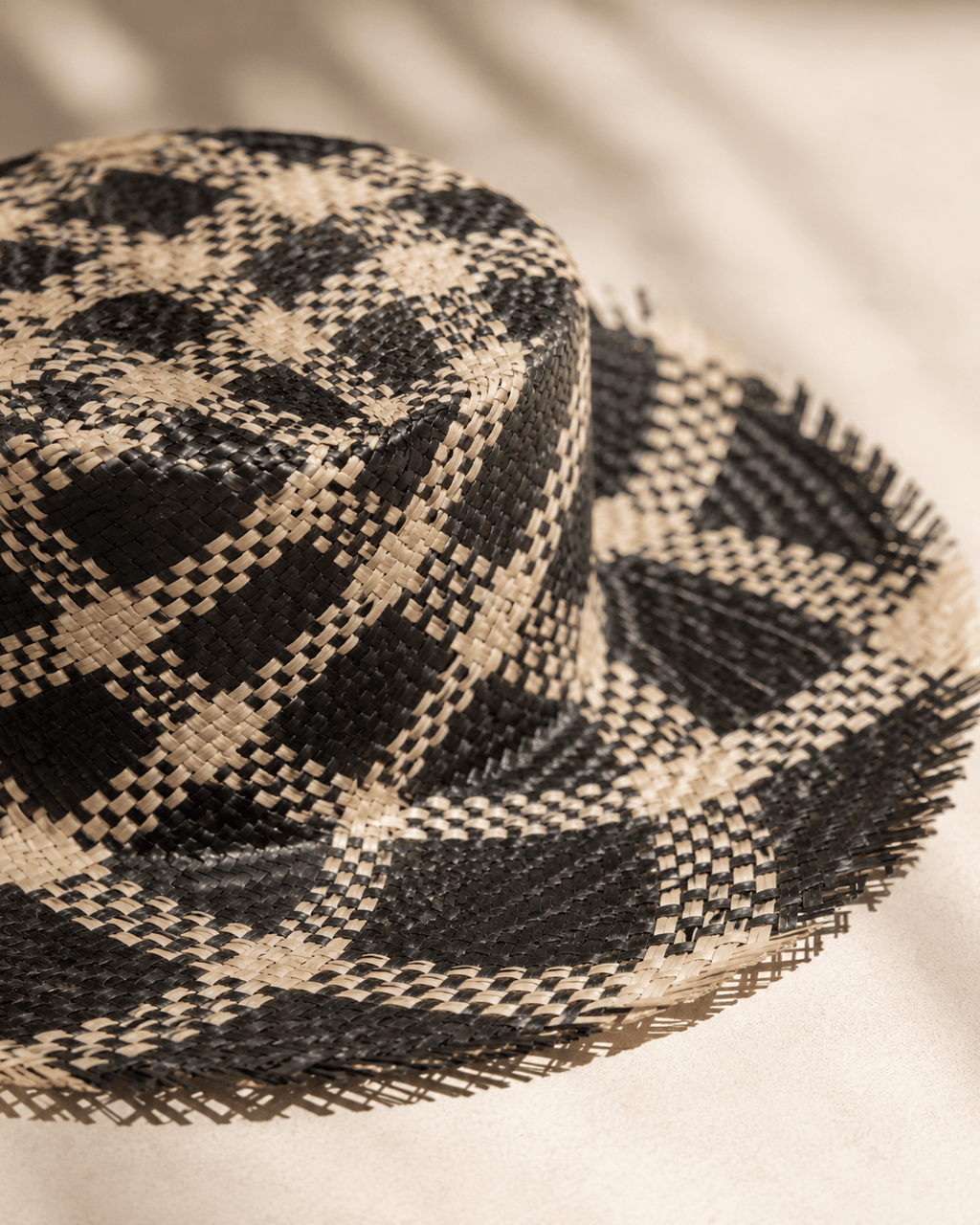 Plaid Patterned Sun Hat - Che Cose Belle