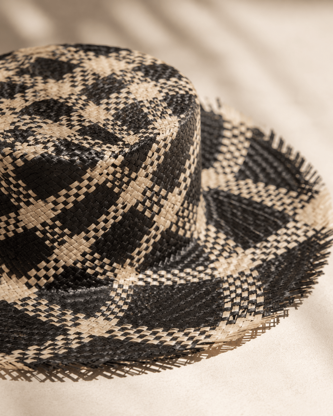 Plaid Patterned Sun Hat - Che Cose Belle