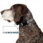 Plastic Clip Collar - Leopard White/Multi Color - Che Cose Belle