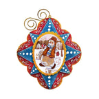 Playful Mr. Snowman Hand-Painted Christmas Figurine Sculpted Hand-Painted Christmas Ornament by G. DeBrekht - Christmas Santa Snowman Decor - 6102442 - Che Cose Belle