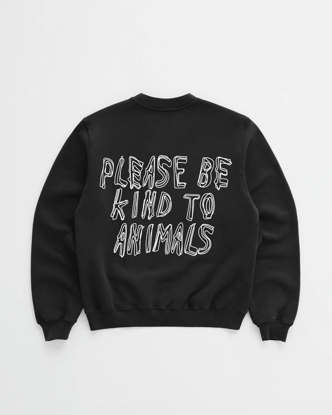 PLEASE BE KIND TO ANIMALS CREWNECK - Che Cose Belle