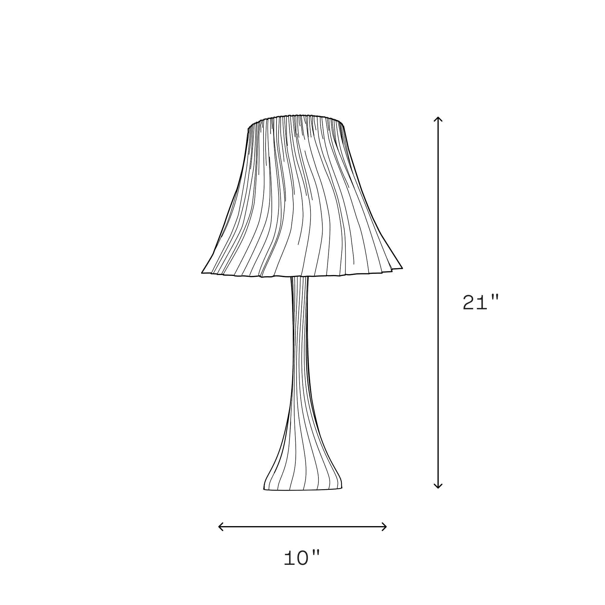 Pleat Lamp - Che Cose Belle