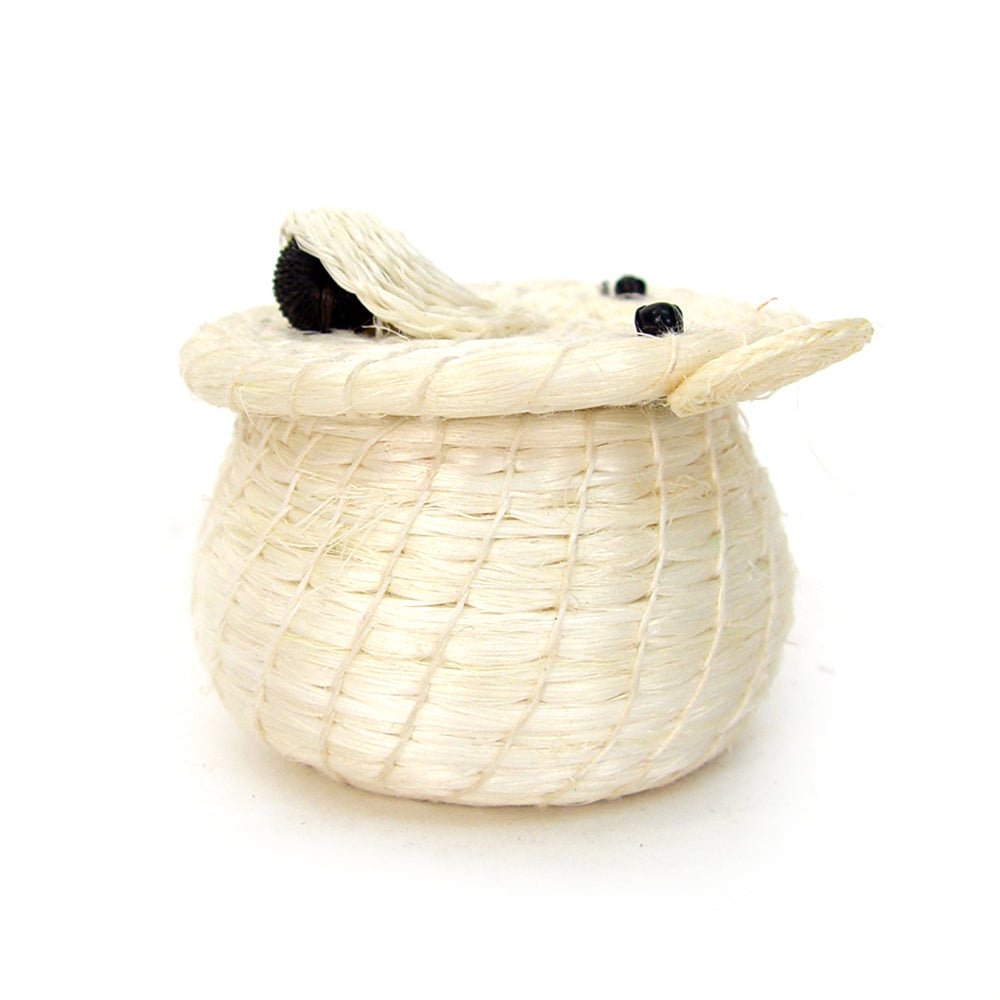 Polar Bear Lidded Basket - Che Cose Belle