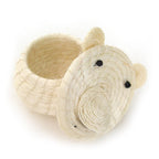 Polar Bear Lidded Basket - Che Cose Belle