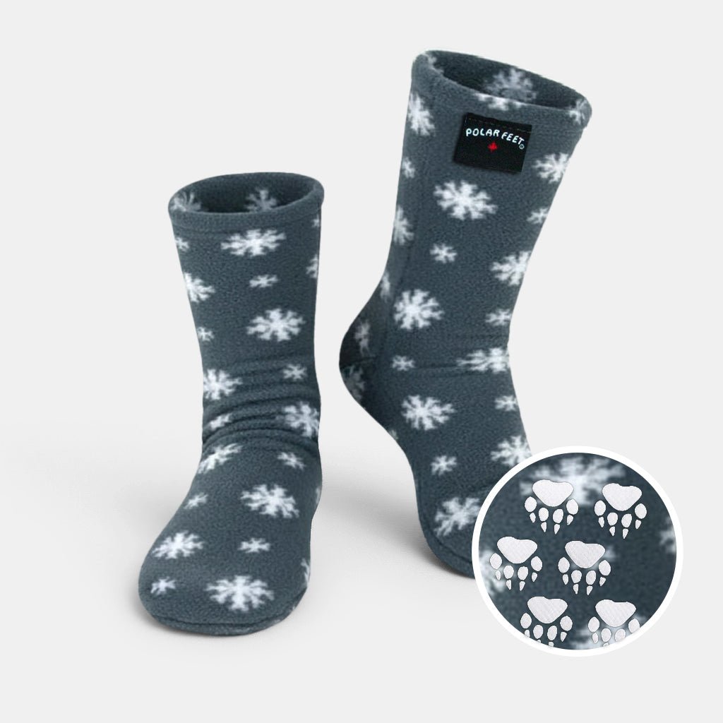 Polar Feet Adult Fleece Socks - Snow - Che Cose Belle