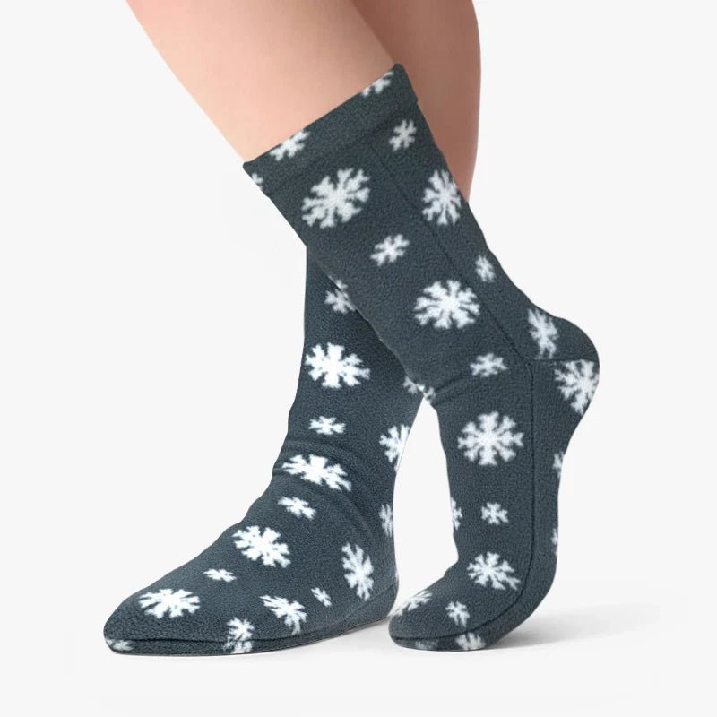 Polar Feet Adult Fleece Socks - Snow - Che Cose Belle
