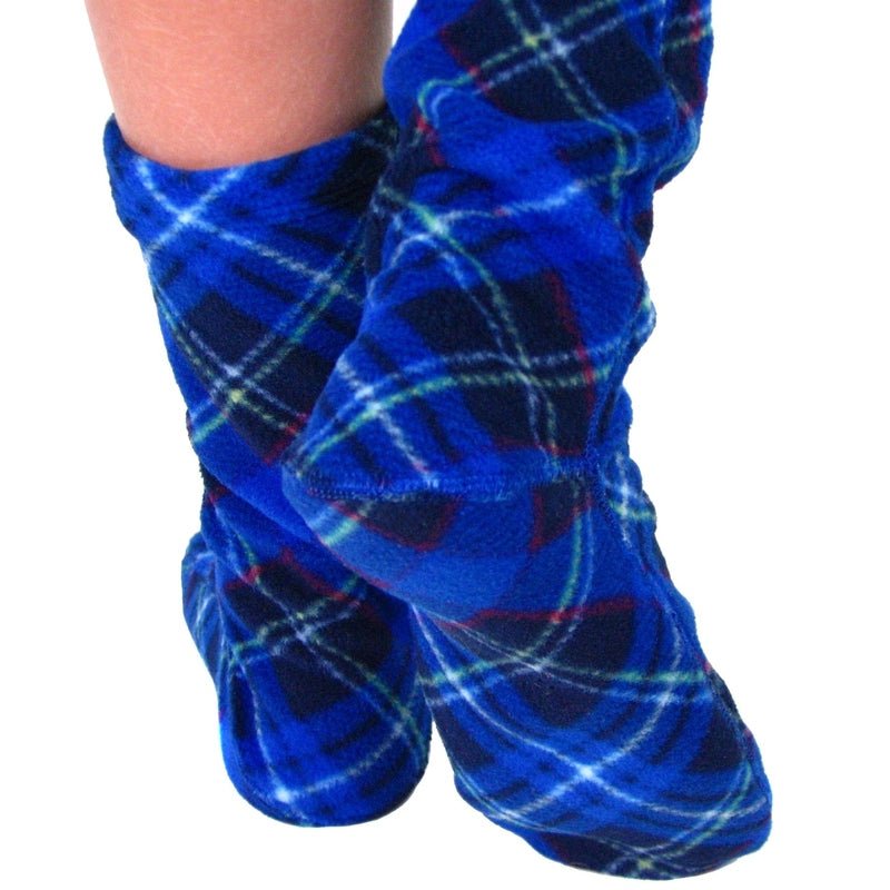 Polar Feet Adult Socks - Blue Argyle - Che Cose Belle