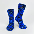 Polar Feet Adult Socks - Blue Argyle - Che Cose Belle