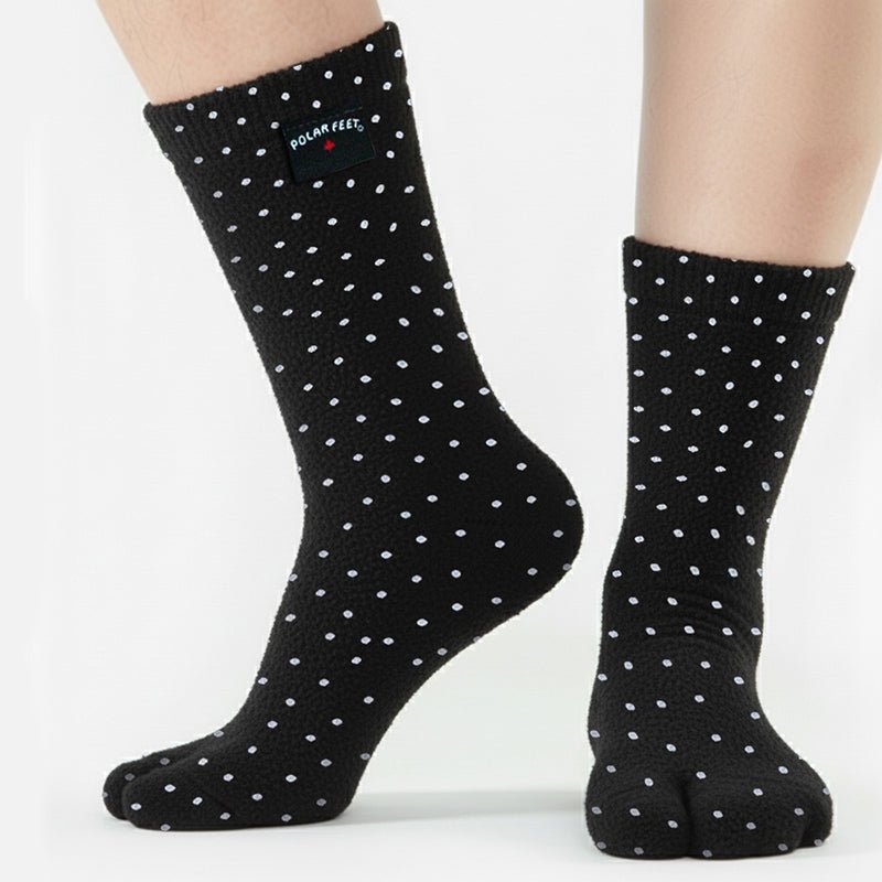 Polar Feet Fleece Tabi Socks - Domino - Che Cose Belle