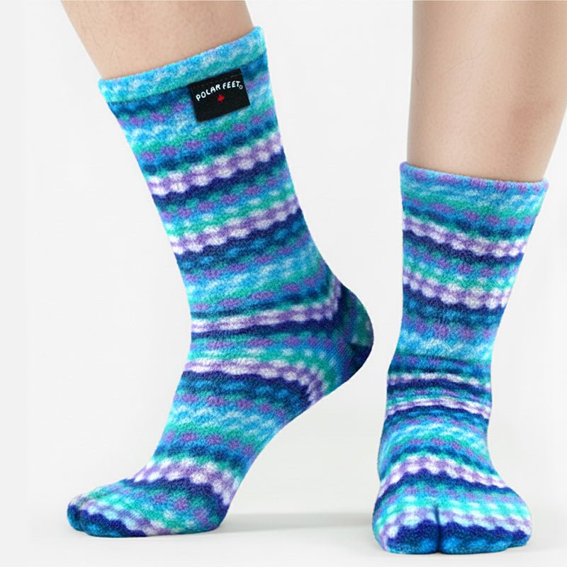 Polar Feet Fleece Tabi Socks - Ripple - Che Cose Belle