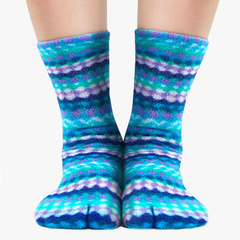 Polar Feet Fleece Tabi Socks - Ripple - Che Cose Belle